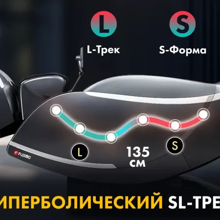 Массажное кресло FUJIMO GURU2 F800 Серый
