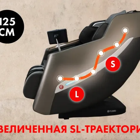 Массажное кресло FUJIMO KENKO F623 Business Edition Графит