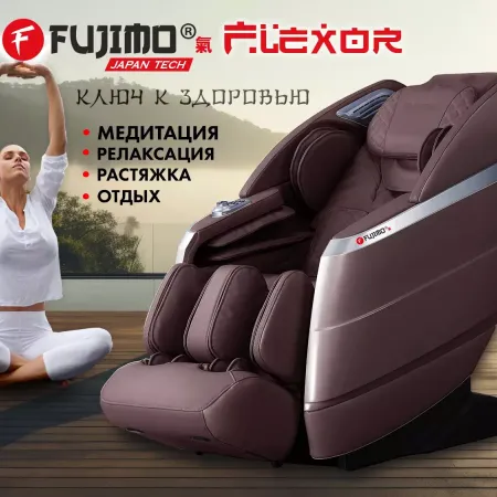 Массажное кресло FUJIMO FLEXOR F500 Brown