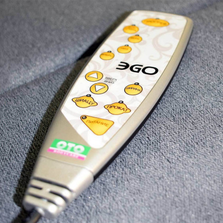 Массажное кресло EGO Max Comfort EG3003 СИЛЬВЕР (Микрошенилл)