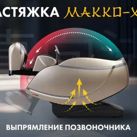 Массажное кресло FUJIMO GURU2 F800 Коричневый
