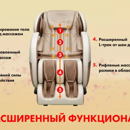 Массажное кресло FUJIMO QI Шампань