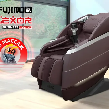 Массажное кресло FUJIMO FLEXOR Business Edition Brown