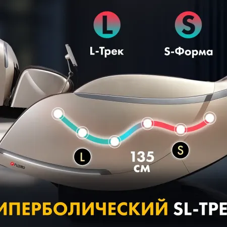 Массажное кресло FUJIMO GURU2 F800 Коричневый